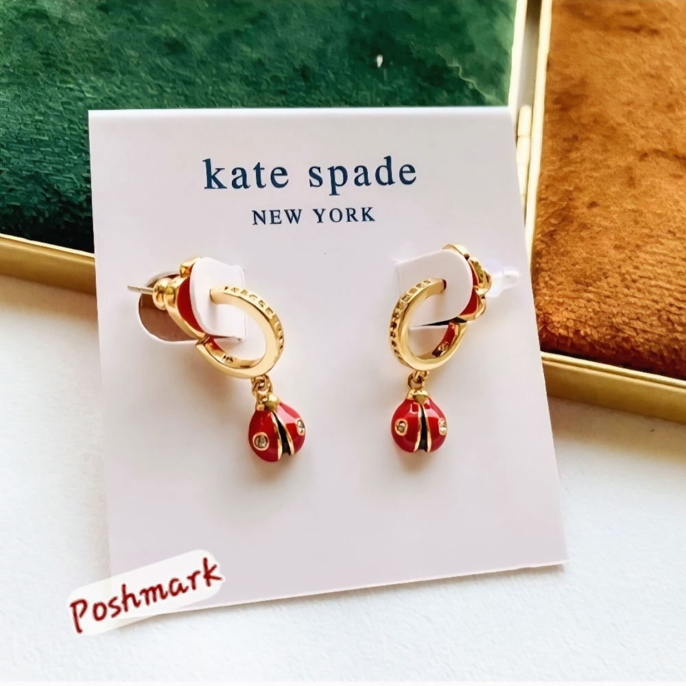 🏷NWT Kate ♠️ Spade ladybug earrings